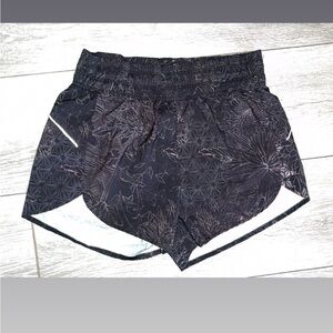 All In Motion Size XS Athletic Running Shorts Black Patterned